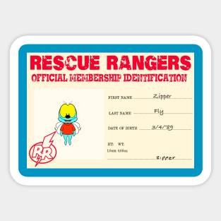 Zipper: Rescue Rangers I.D. Sticker